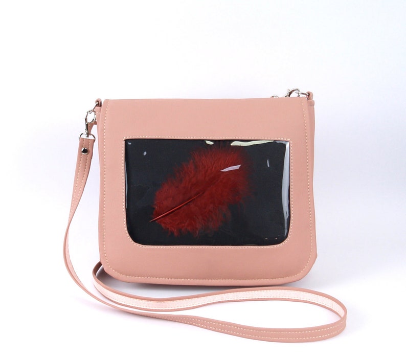 Ita Messenger Bag Ita Bag Crossbody Bag Clear Window Bag Etsy