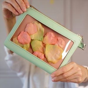 Mini Ita Bag: Vegan Leather Crossbody Pin Display