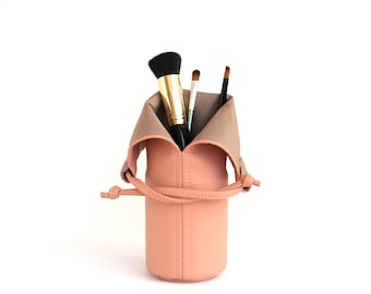 Cadeau pour maman, Organisateur de maquillage, Porte-pinceau de maquillage, Coiffeuse de maquillage, Trousse de maquillage personnalisée, Organiseur de vanité, Gobelet pour pinceaux, Trousse de maquillage