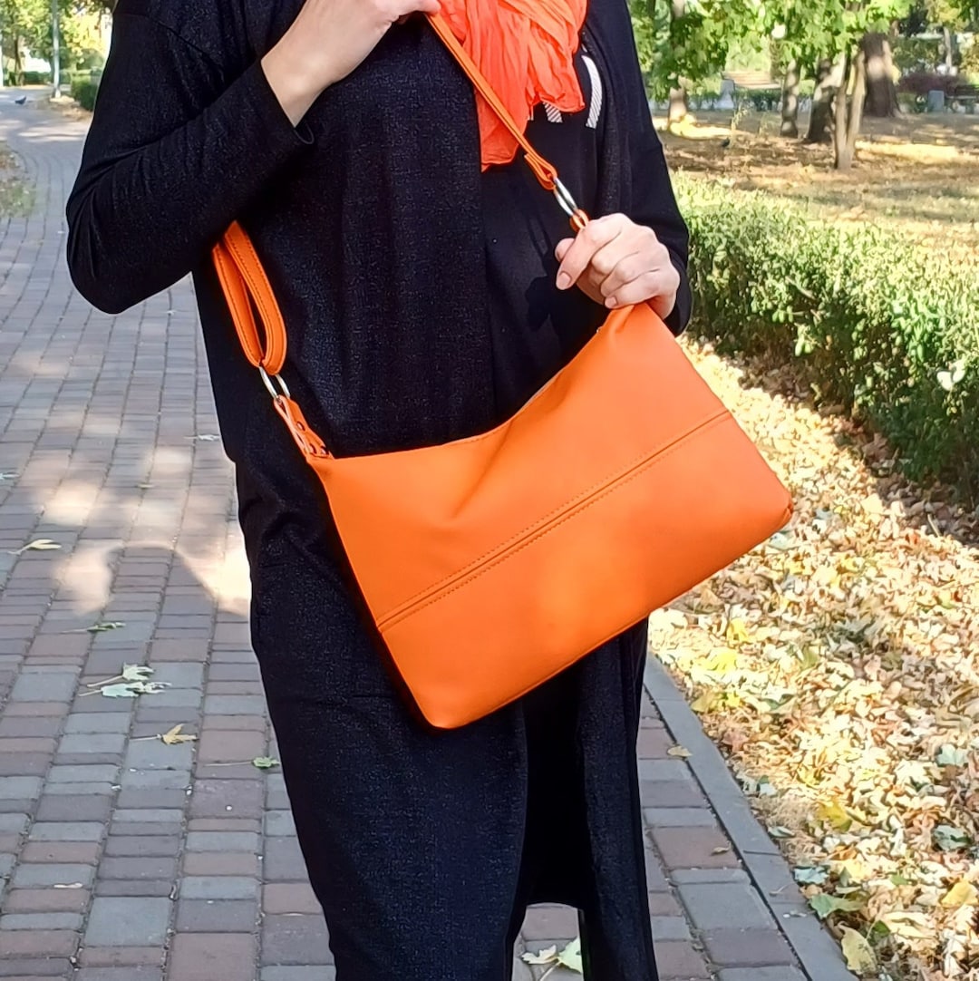 Orange Crossbody Bag for Women,vegan Leather Bag,crossbody Purse,leather Shoulder Bag,hobo Bag,slouchy Bag,cross Body Bag,leather Handbag - Etsy Orange Crossbody Bag for Women,vegan Leather Bag,crossbody Purse,leather Shoulder Bag,hobo Bag,slouchy Bag,cross Body Bag,leather Handbag - Etsy