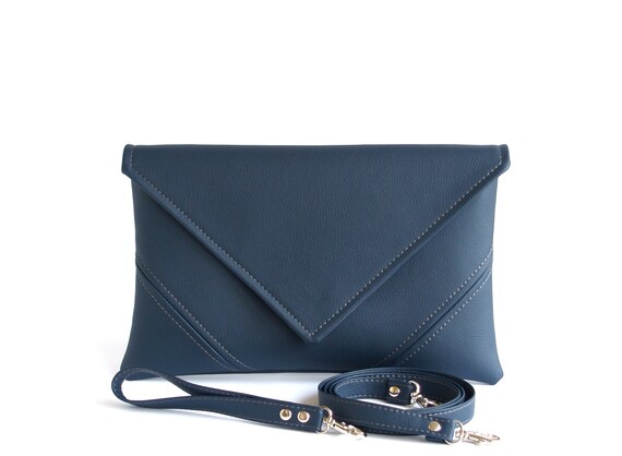 small navy evening bag