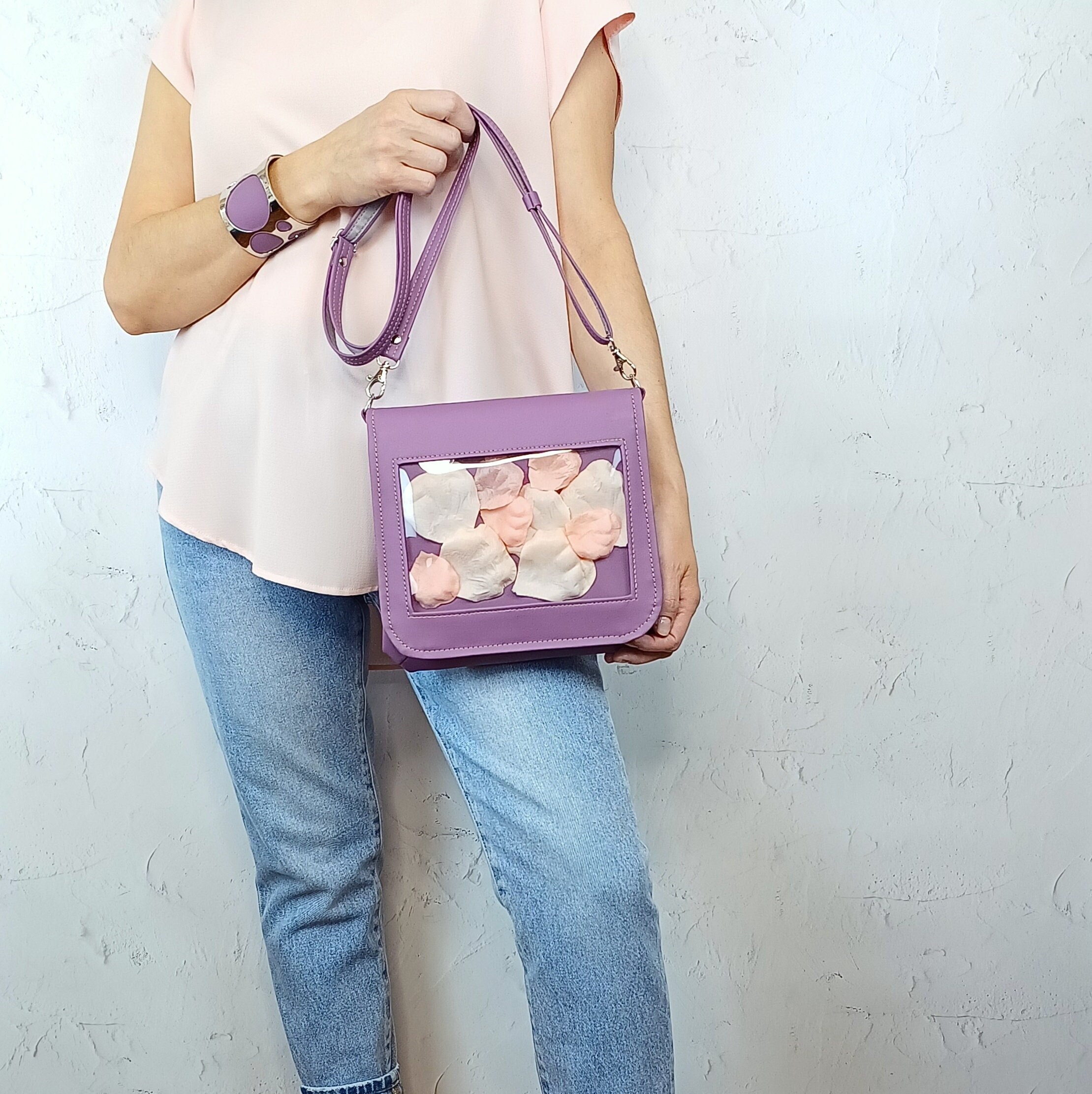 Ita Bag With Clear Vinyl Display Window, Insert for Enamel