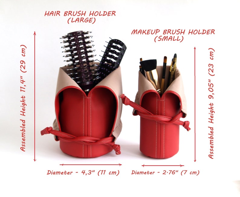 Makeup Brush Holder,Womens Gifts For Sister,Makeup Organizer,Make Up Bag,Makeup Holder, Brush Holder, Brush Organizer,Hair Brush Bag image 6