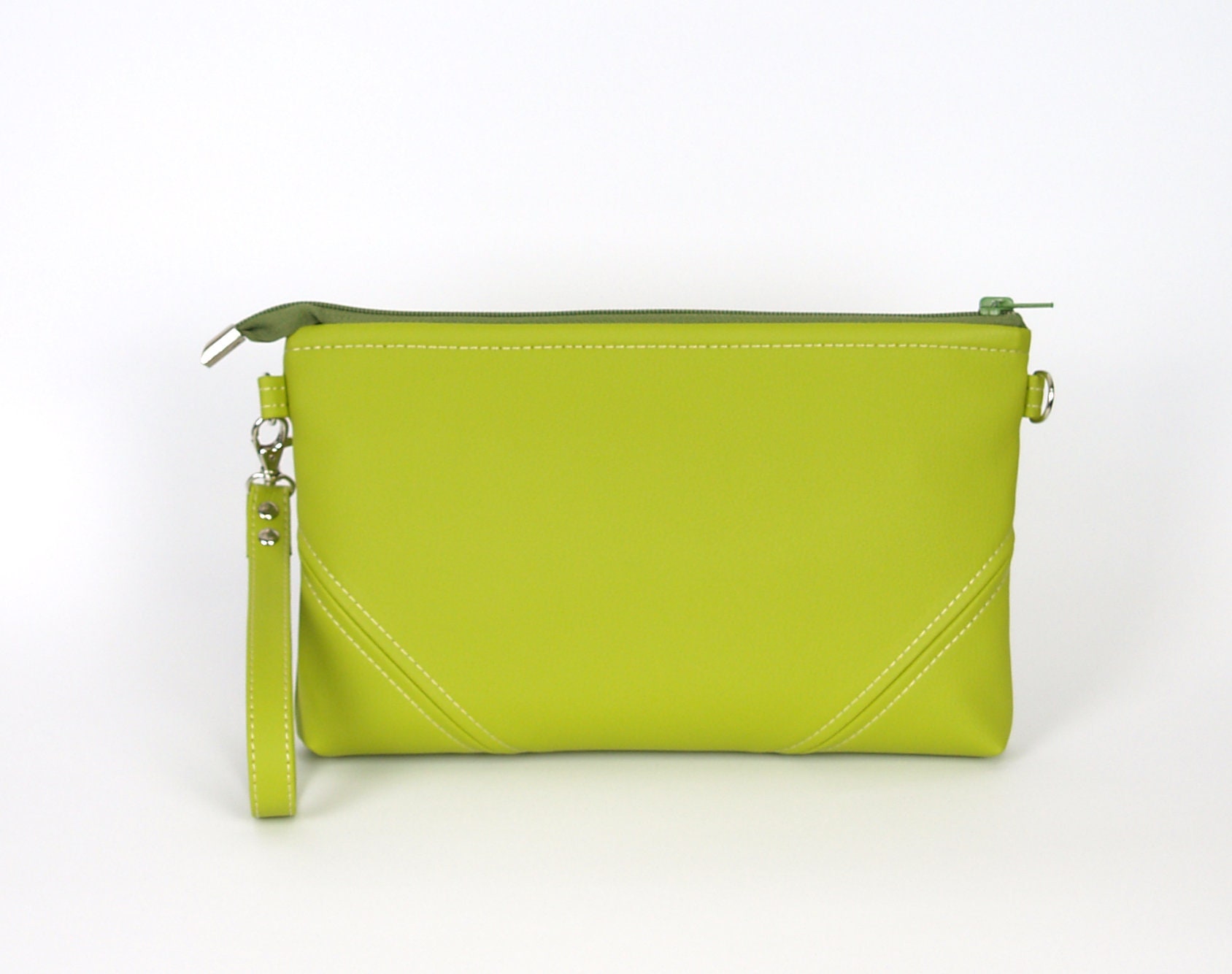 Lime Green Purse Wristlet Wallet Clutch Mini Crossbody - Etsy