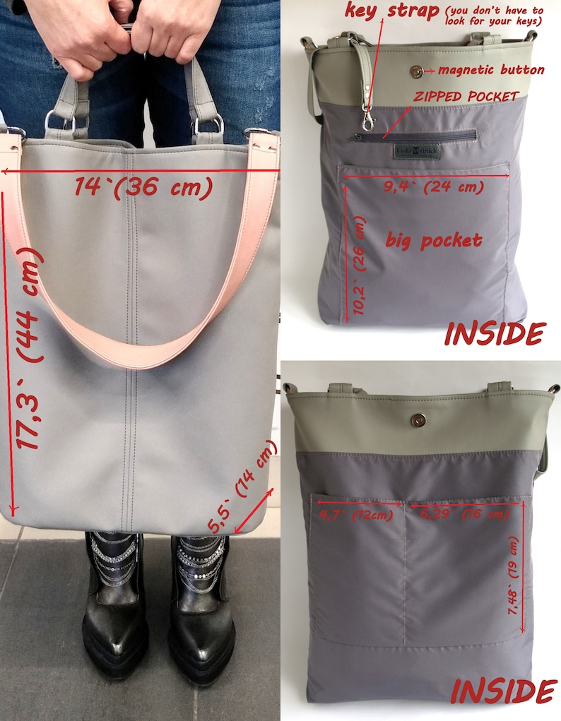 Custom Tote Bags Tote Bag Leather Laptop Bag Vegan Leather Etsy