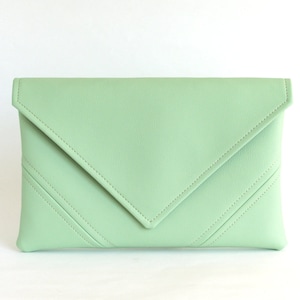 Mint Embrayage Sac Vegan Sac Demoiselle d’honneur Sac d’embrayage cadeau pour son sac de soirée sac de soirée sac végétalien enveloppe sac à main robe vegan sac à main
