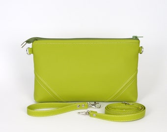 lime green clutch purse