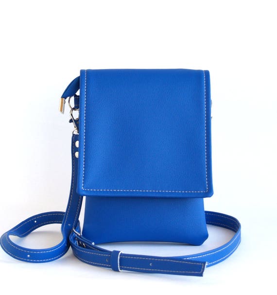 Royal Blue Crossbody Bag Cell Phone Bag Small Travel Bag Cell 