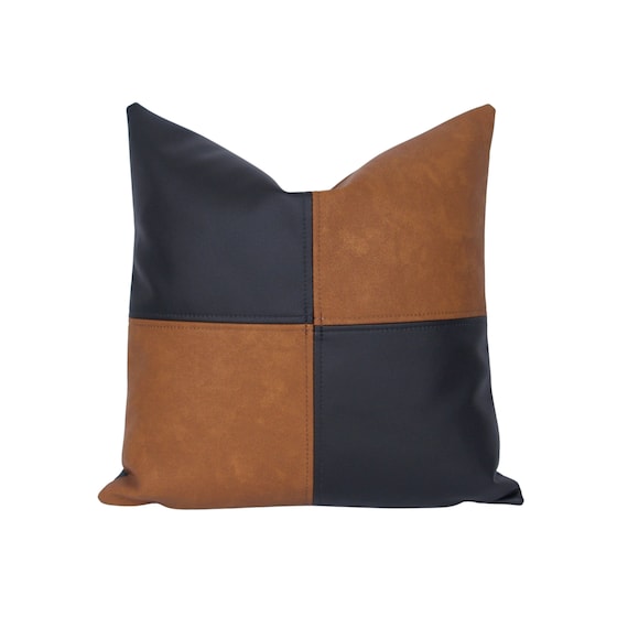 Leather pillow cheap cases