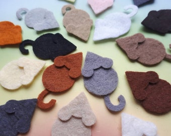 Felt Mice, Mouse Packs, Animals made from felt, Die Cut Craft Embellishments