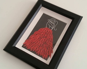 Quilling Art, Quilling Wall Decor, Quilling Paper Art, Quilling Frame, Paper Wall Art, Quilled Gift, Home Decor, Wall Decor, Wall Hanging