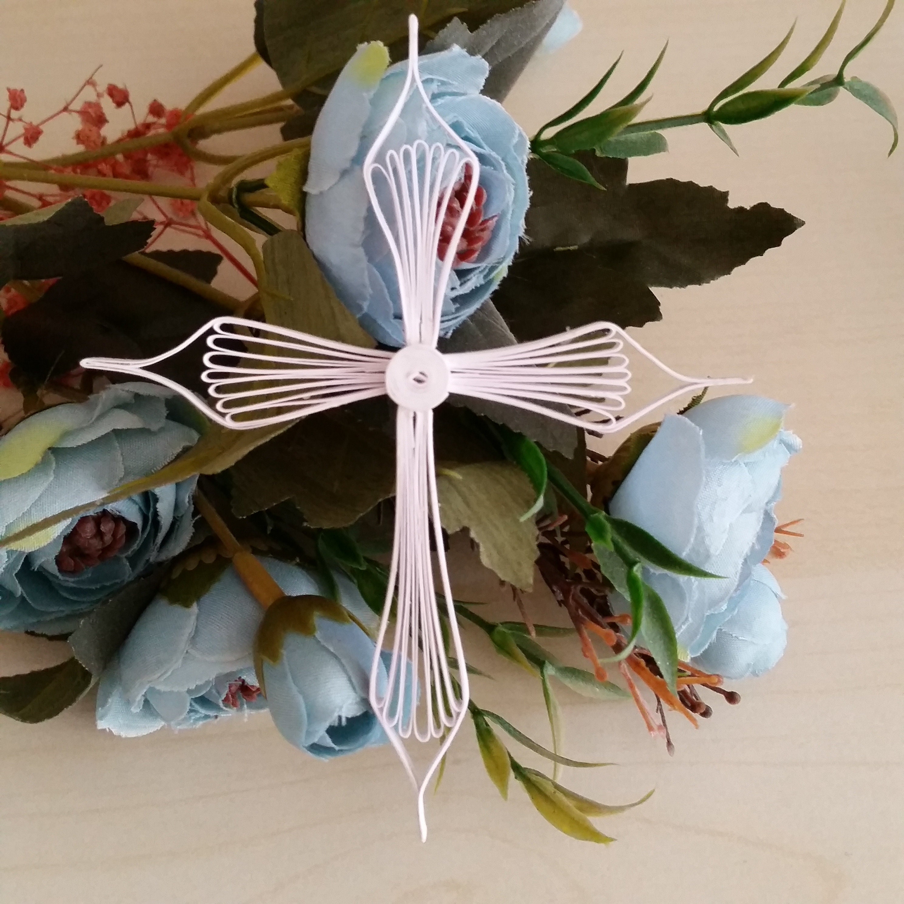 Quilling Cross, Original paper art Cross, Quilling art, Quilling ornament, Home décor, Wall hanging, Cross décor, Unique gift, Cross artwork