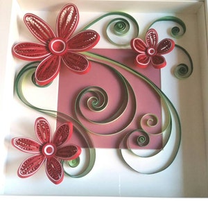Quilling Art, Quilled Paper Art, Quilling Frame, Paper Wall Art, Wall Decor, Home Decor, Wall Hanging, Quilled Gift, Quilled Flowers, image 5