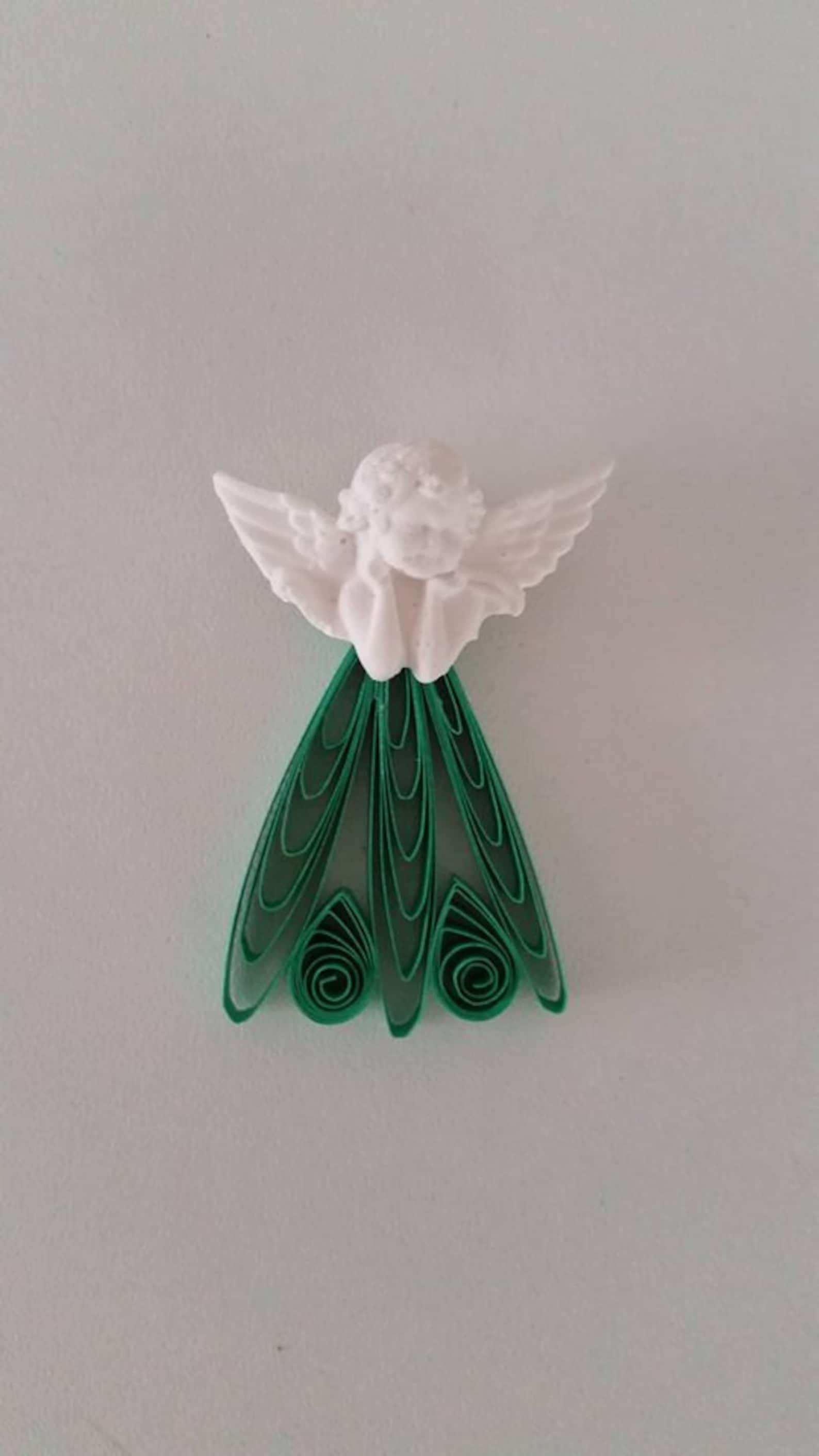 Quilling Angel Quilling Art Scented Stone Angel Ornament Etsy
