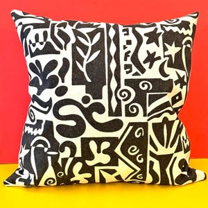 Geometric Outdoor Pillow Cover: Waterproof Patio Cushion, Handmade in USA