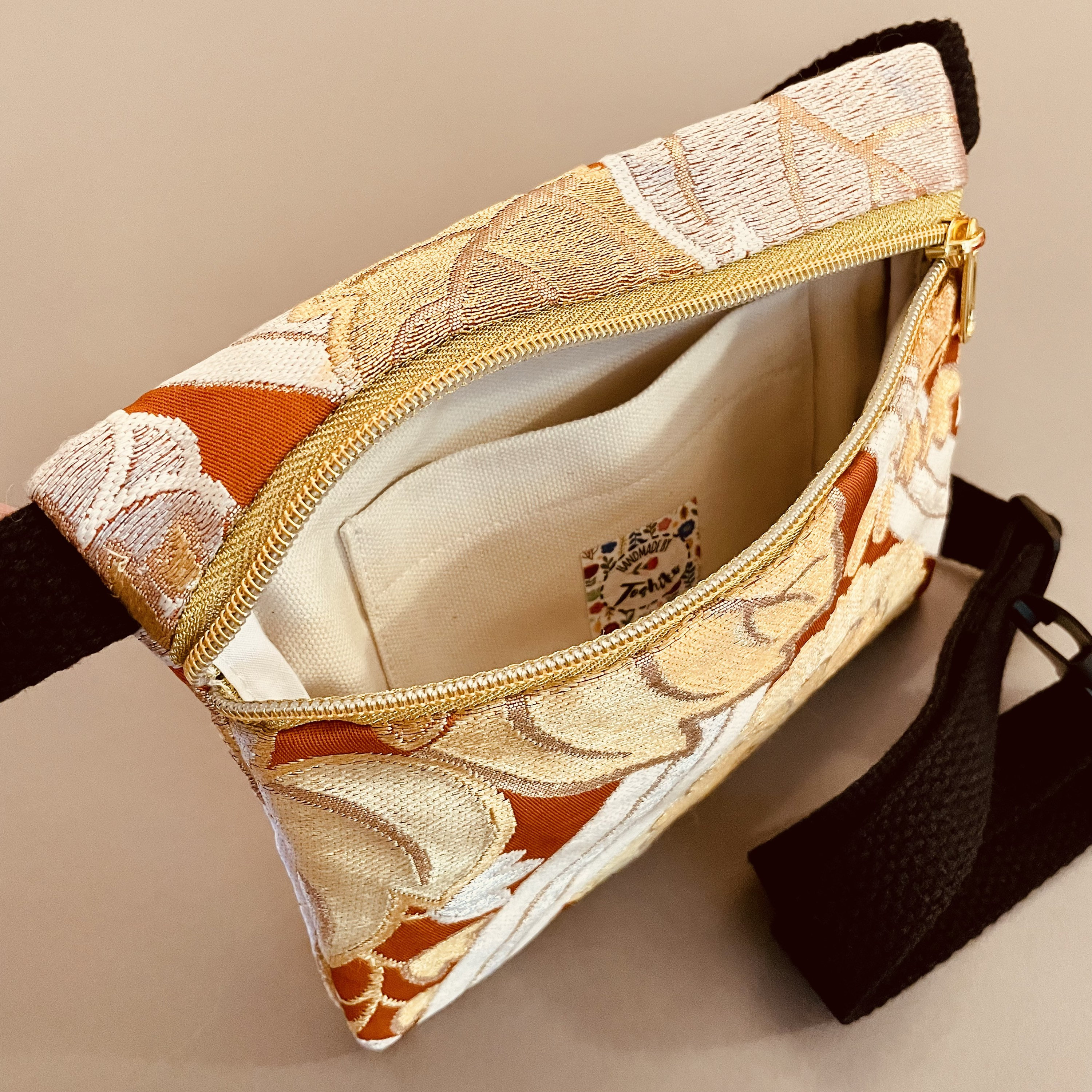 Silk Japanese Obi Fanny Pack Upcycled Japanese vintage Etsy