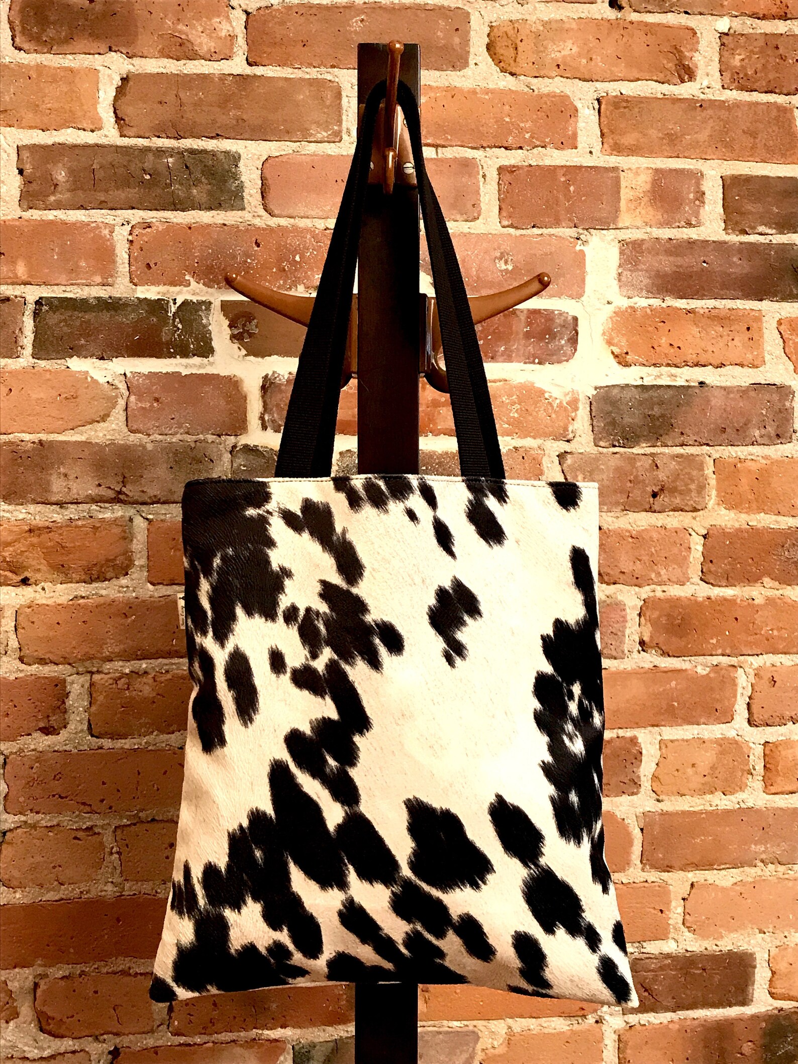 Faux Cowhide Bag Faux Cowhide shoulder bag Cowhide purse Etsy