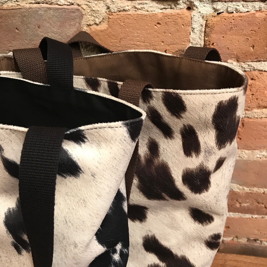 Faux Cowhide Bag Faux Cowhide shoulder bag Cowhide purse Etsy