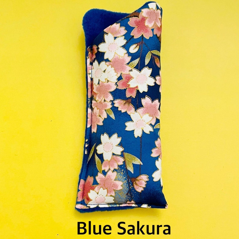 Japanese Sakura, Eyeglasses case,Kimono,Cherry blossom Eyeglasses case,Soft Padded,Reading glass case, Sunglasses sleeve,Large eyeglass case image 4