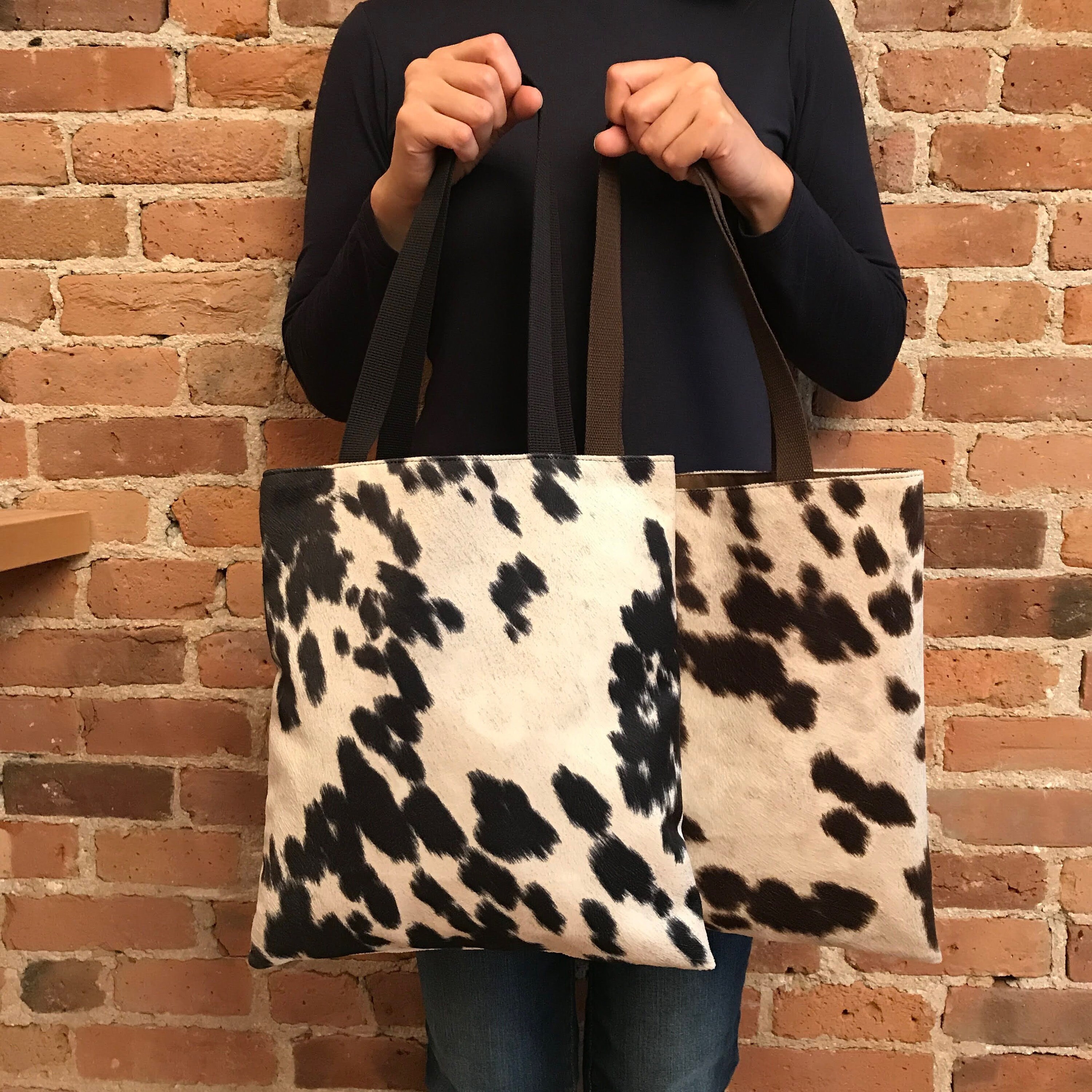 Faux Cowhide Bag Faux Cowhide shoulder bag Cowhide purse Etsy