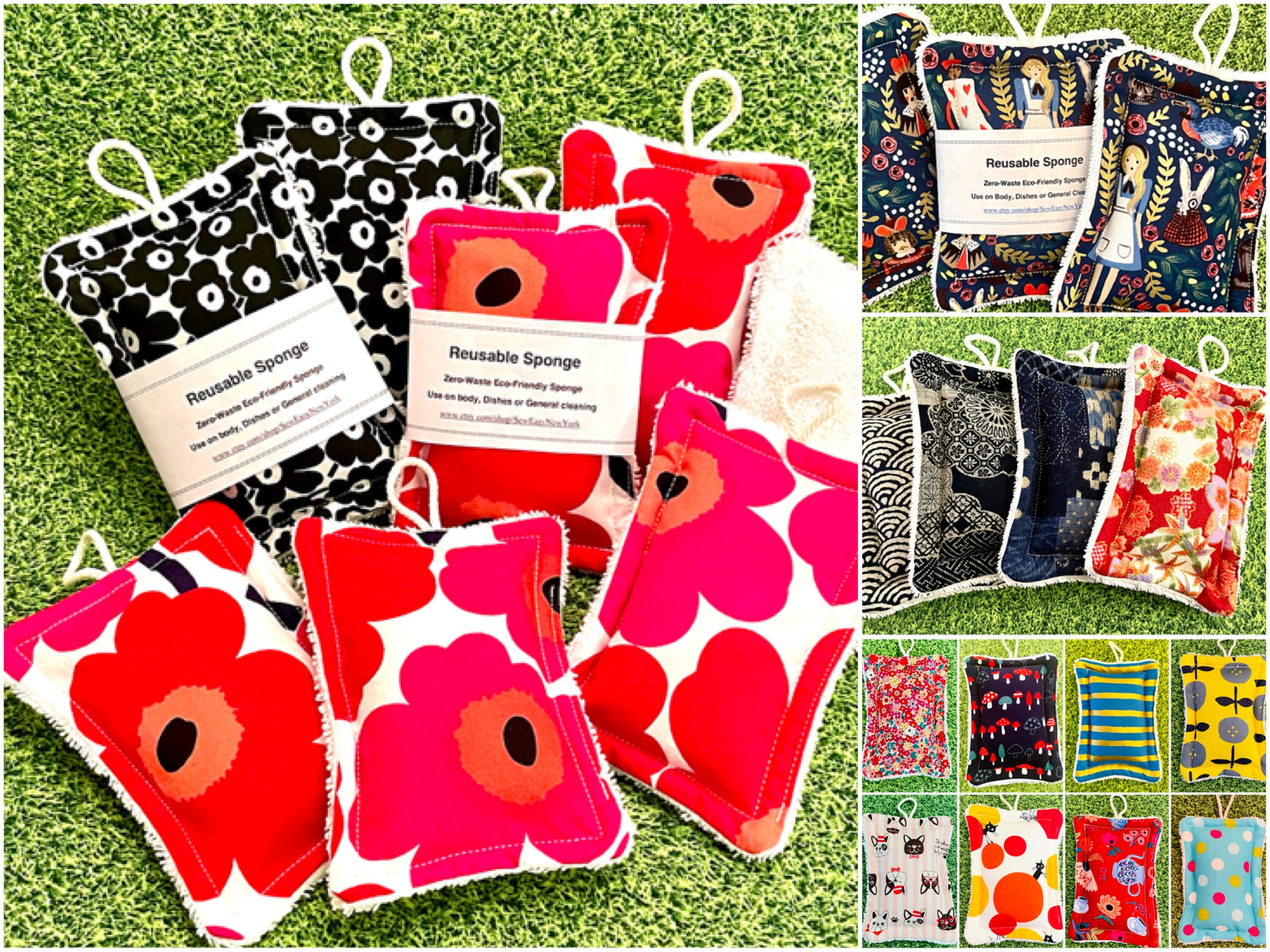 Zero-Waste, Marimekko, Reusable sponge, Unsponge, Eco-Friendly, Kitch…