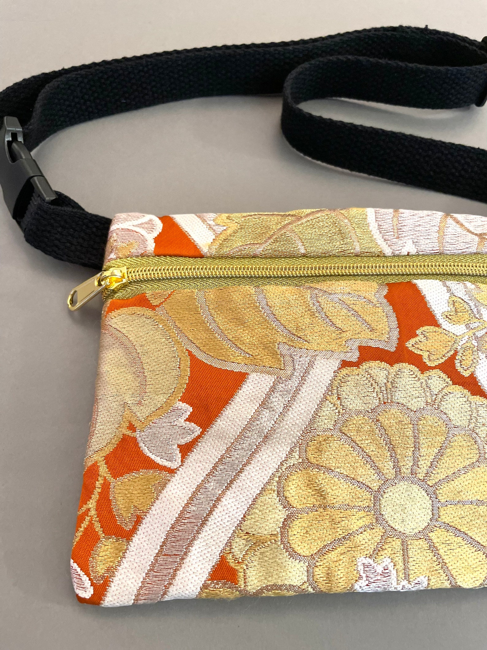 Silk Japanese Obi Fanny Pack Upcycled Japanese vintage Etsy