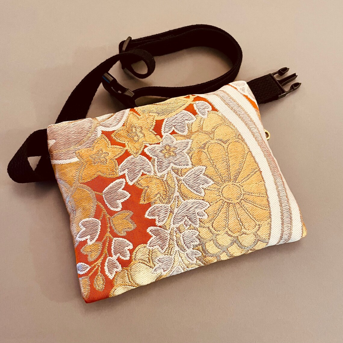 Silk Japanese Obi Fanny Pack Upcycled Japanese vintage Etsy