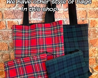 レディース Lochcarron of Scotland タータンチェック トートバッグ