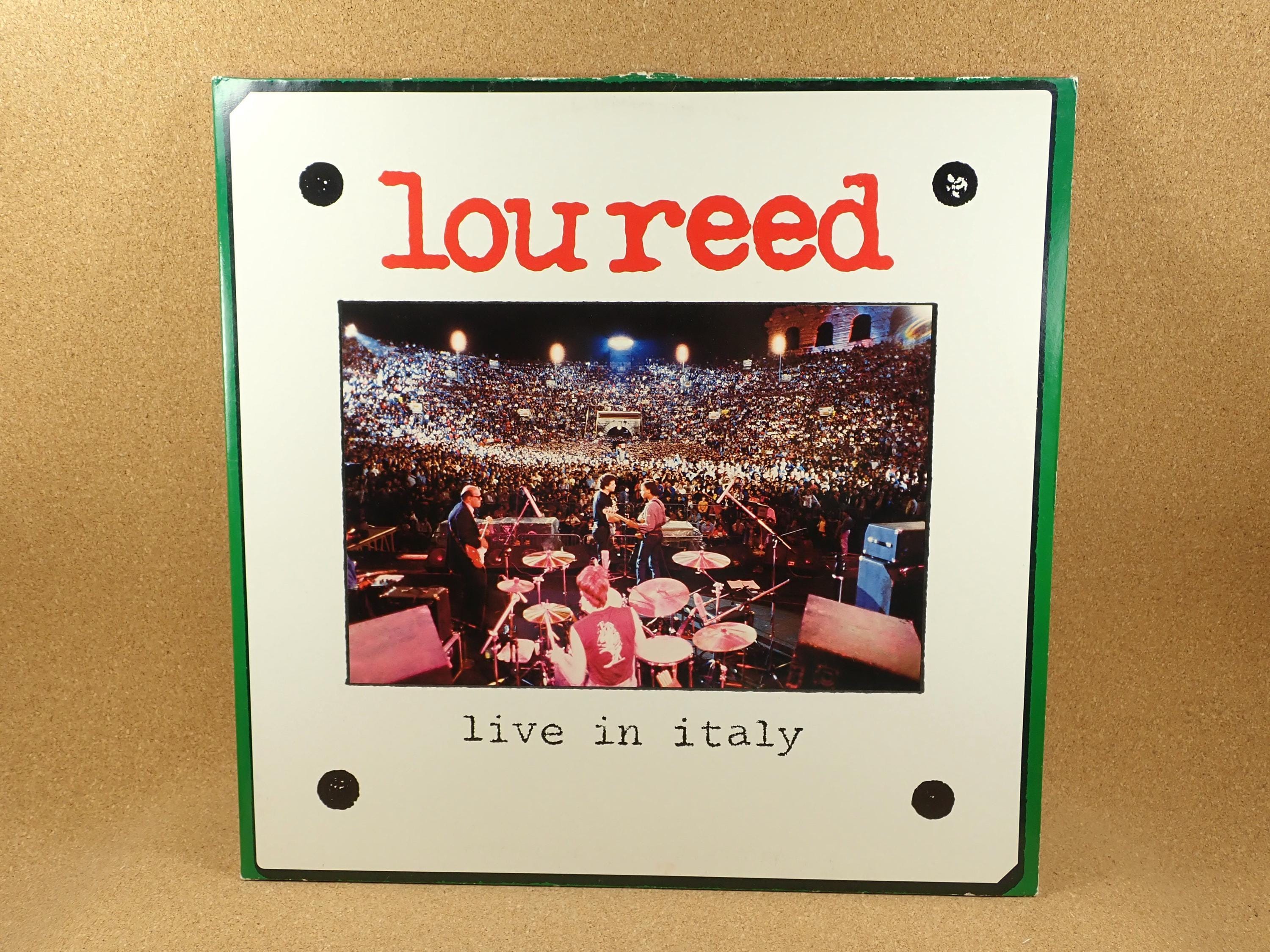 Lou Reed - Live in Italy Album- 1980s RCA Records - US Pressing