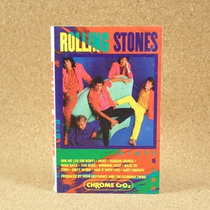 The Rolling Stones Cassette Tape - Dirty Work Album - US Recording - 1986 Rolling Stones Records Records - Near Mint Condition