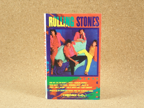 The Rolling Stones Cassette Tape - Dirty Work Album - US Recording