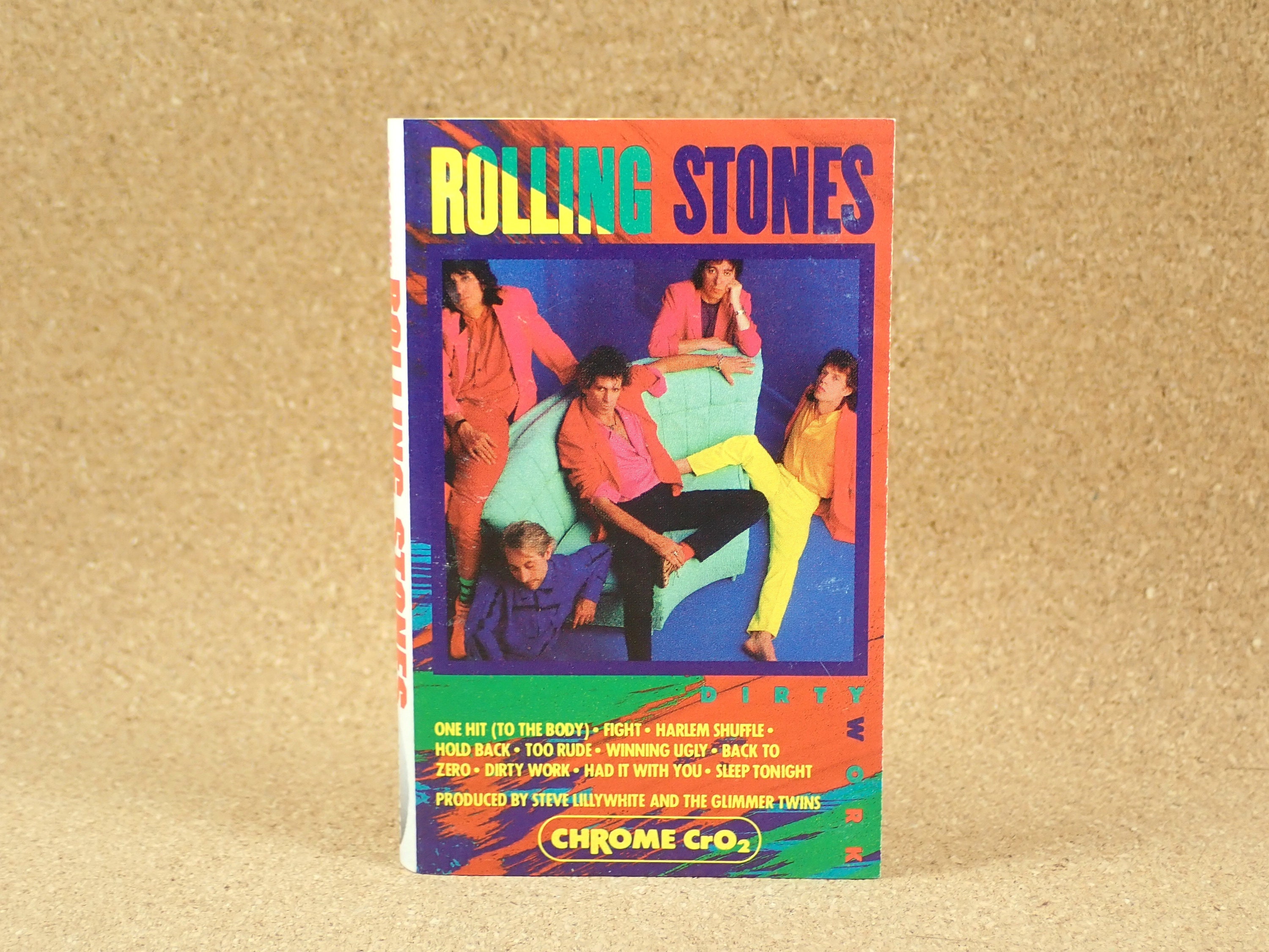 The Rolling Stones Cassette Tape - Dirty Work Album - US Recording