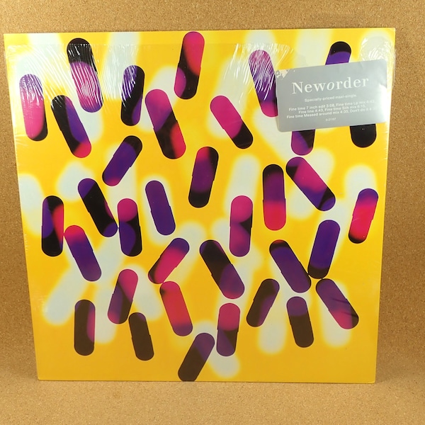 New Order Vinyl Schallplatte - Fine Time Maxi-Single - 1989 Qwest Records - US Pressing - Near Mint
