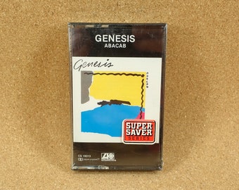 Genesis Cassette Tape - ABACAB Album - 1980s Atlantic Records - Pop Rock - Mint Condition (Sealed)