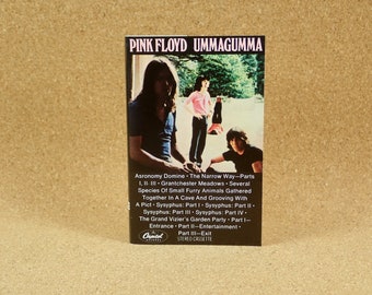 Pink Floyd Cassette Tape - Ummagumma Album - US Recording - 1980s Harvest Records - Psychedelic Rock - Near Mint Minus Condition