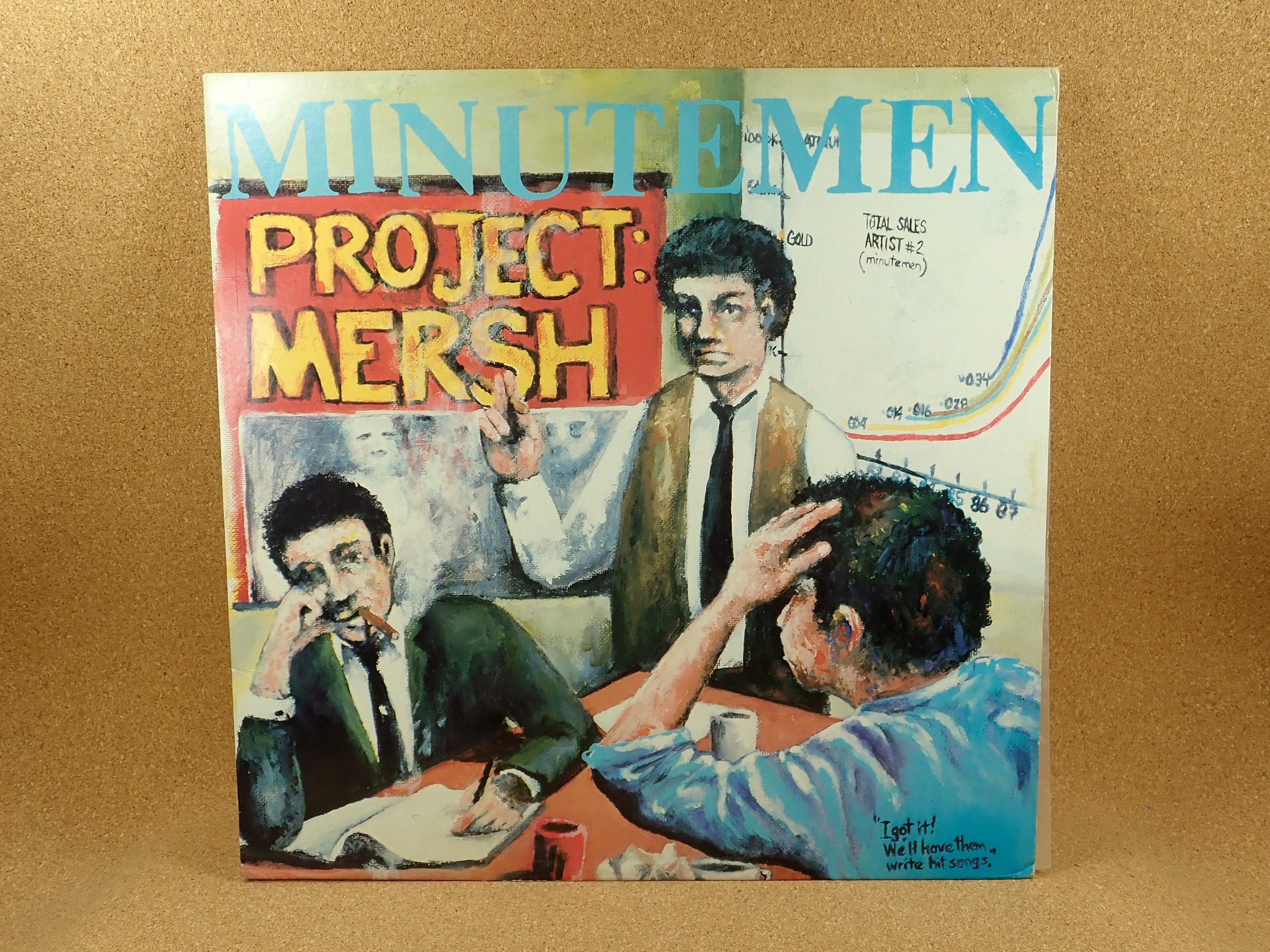 Minutemen Vinyl Record - Project: Mersh Album - 1985 SST Records - Punk Rock - Near Mint Condition