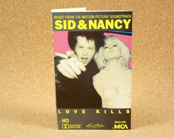 Sid And Nancy (Music From The Motion Picture Soundtrack) Cassette Tape - Love Kills Album - US Recording - 1986 MCA Records - Near Mint