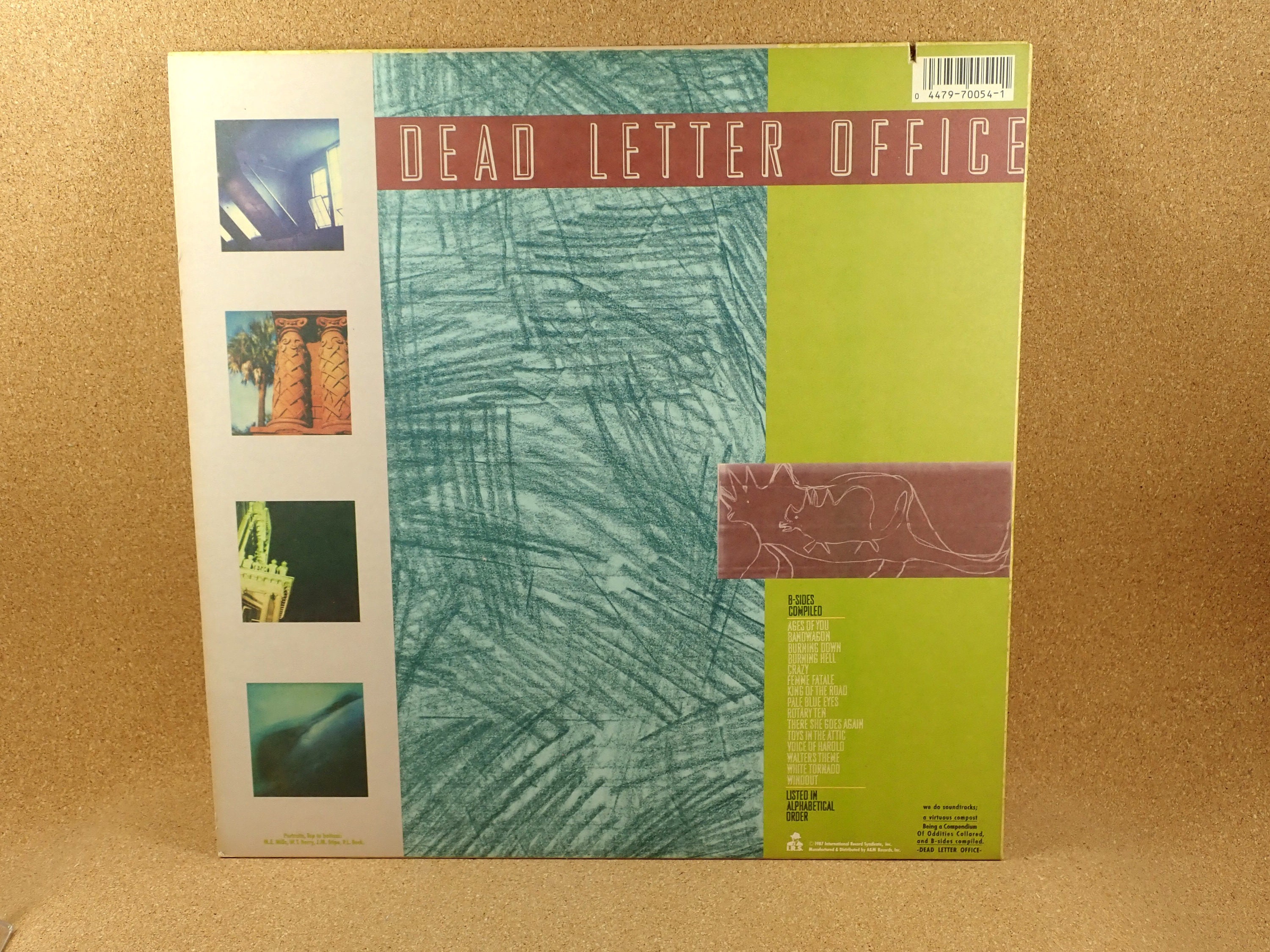 R.E.M. Vinyl Record - Dead Letter Office Album - US 1980s I.R.S.