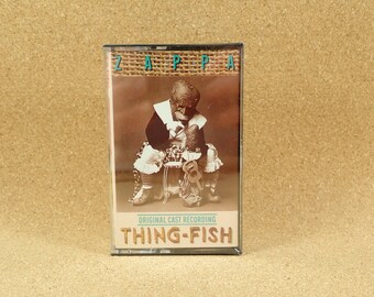 Frank Zappa Cassette Tape - Thing-Fish Album - 1980s  Barking Pumpkin Records - Jazz Rock - Mint Condition (Sealed)