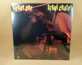 Buddy Guy Vinyl Record - Stone Crazy! Album - 1981 Alligator Records - Chicago Blues - Mint Condition (Sealed)