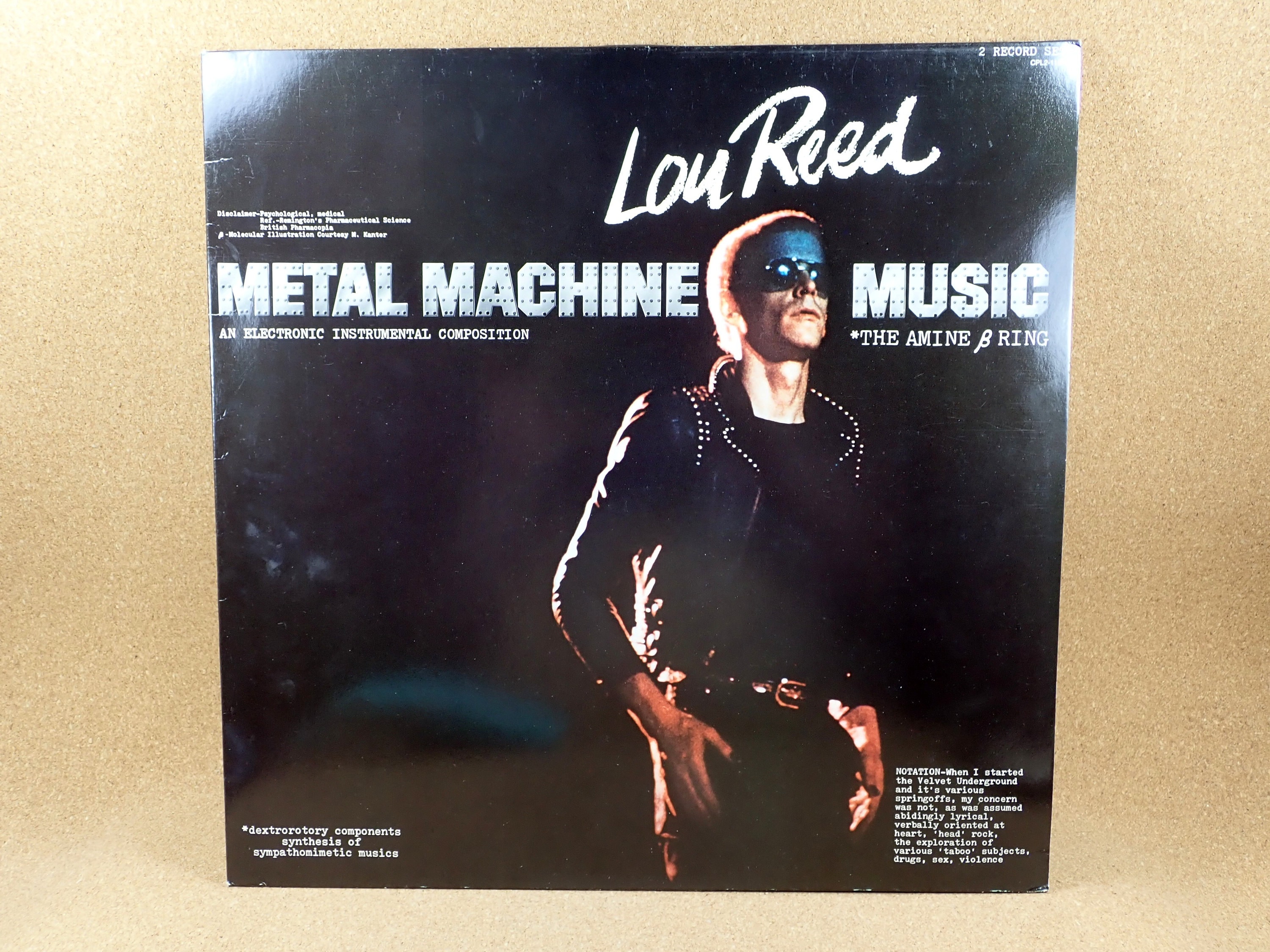 Lou Reed Metal Machine Music Album 1975 RCA Victor Records Etsy