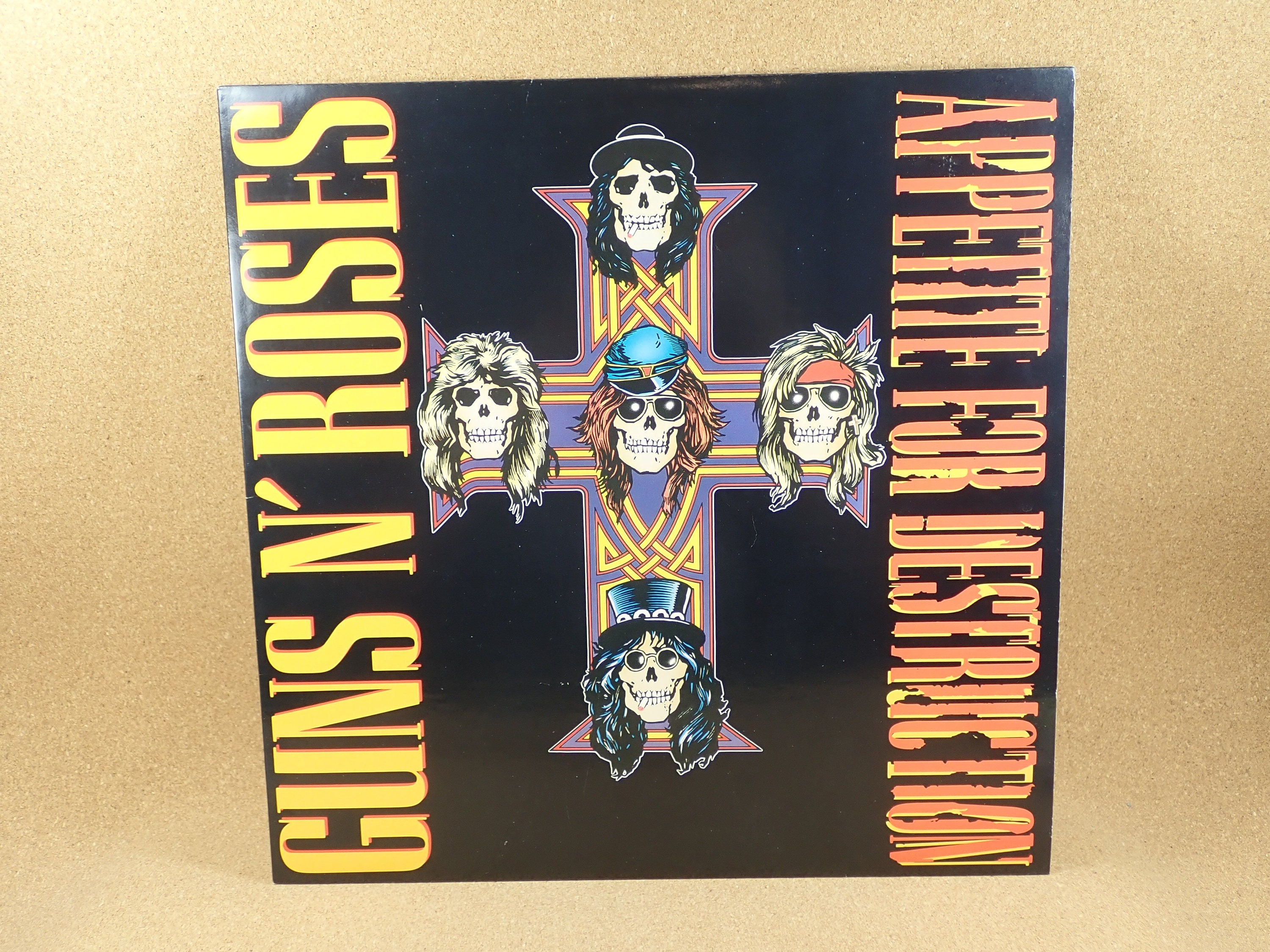 Guns N' Roses Vinyl Record - Appetite for Destruction Album - 1987