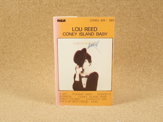 LOU REED★Coney  Baby UK RCA オリジナル Lou Reed Cassette Tape - Coney Island Baby Album - France