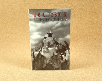 Rush Cassette Tape - Presto Album - 1980s Atlantic Records - Progressive Rock - Mint Condition