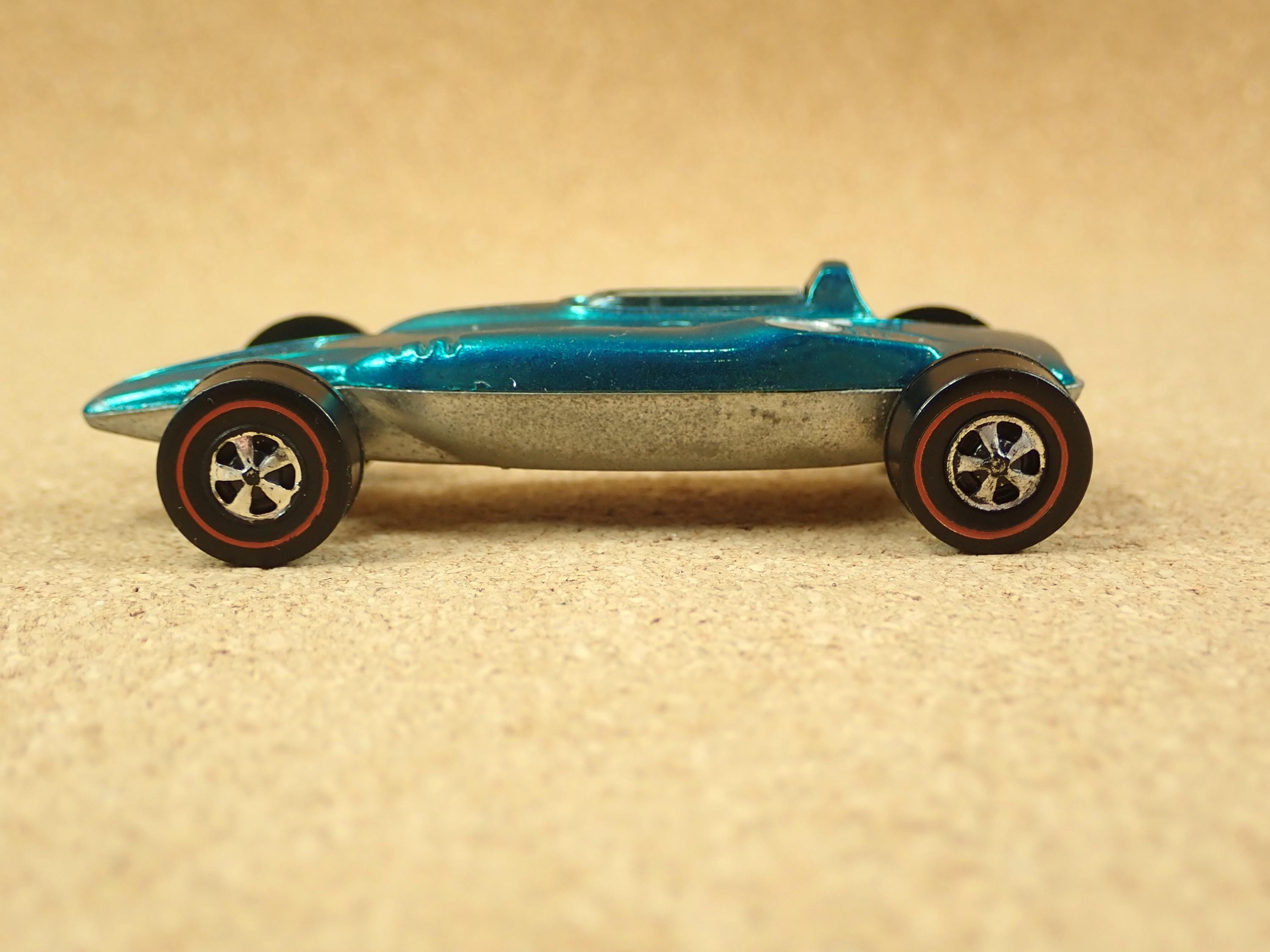 ミニカー hotwheels redline shelby turbine c9 Hot Wheels Redline Shelby Turbine - 1960s Aqua Diecast Car