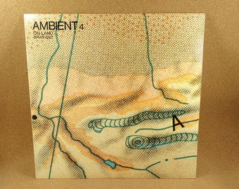 Brian Eno Vinyl Record -  Ambient 4 (On Land) Album - 1982 Editions EG Records - Electronic - Near Mint Condition