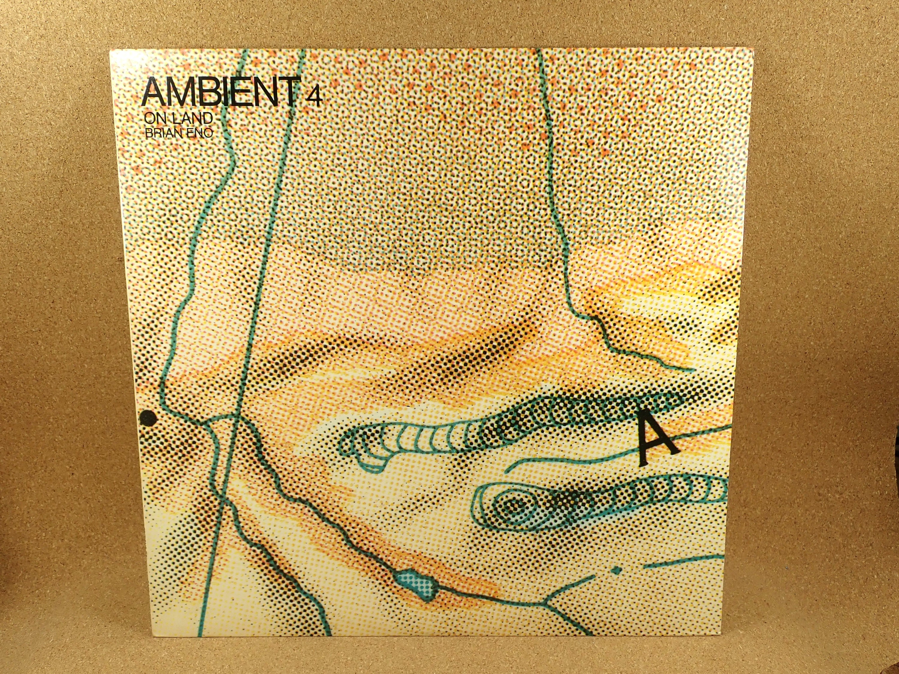 Brian Eno Vinyl Record - Ambient 4 (on Land) Album - 1982 Editions 