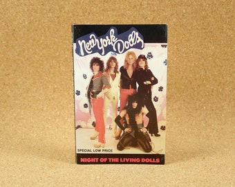 New York Dolls Cassette Tape - Night Of The Living Dolls Album - US Recording - 1985 Mercury Records - Near Mint Condition