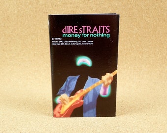 Dire Straits Cassette Tape - Money For Nothing Album - US Recording - Warner Bros. Records Pop Rock - Near Mint Condition