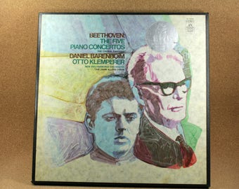 Beethoven: D Barenboim With O Klemperer Conducting New Philharmonia Orchestra - 5 Piano Concertos/The Choral Fantasia Vinyl Set